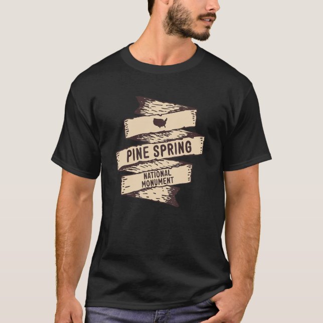 Camiseta Férias de Arizona do Monumento Nacional Pine Prima (Frente)
