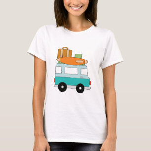 Camiseta Férias de Aventura da Melhor Família do Cartoon