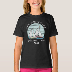 Camiseta Férias de Barco de Correspondência Familiar Person