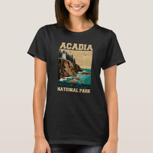 Camiseta Férias de Caminho 1 do Parque Nacional Acadia