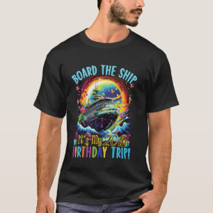 Camiseta Férias De Cruzeiro De Aniversário De 20 20 Anos