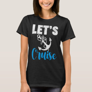 Camiseta Férias de cruzeiro de Viagem cruzeiro, Veios de cr