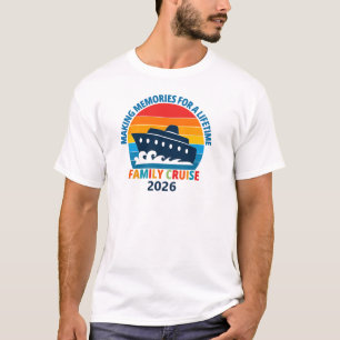 Camiseta Férias de Cruzeiro em Família