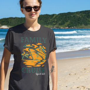 Camiseta Férias de cruzeiro familiar 2024