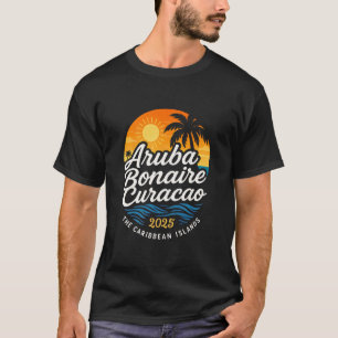 Camiseta Férias de Cruzeiro pelas Ilhas ABC Aruba Bonaire C