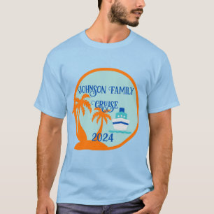Camiseta Férias de Cruzeiro Tropical