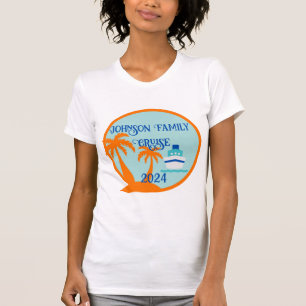 Camiseta Férias de Cruzeiro Tropical