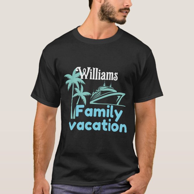 Camiseta Férias de Cruzeiro Tropical (Frente)
