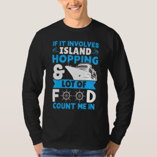 Camiseta Férias de Cruzeiro Viagens de Ilha em Ilha