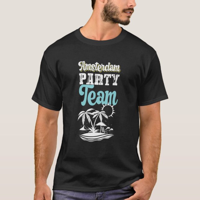 Camiseta Férias de Equipe do Partido de Amsterdã (Frente)