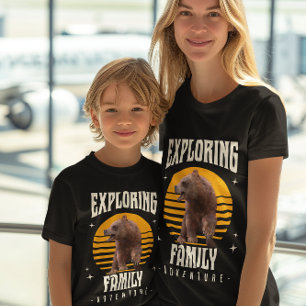 Camiseta Férias de Família Combinando Urso Aventura Estilo