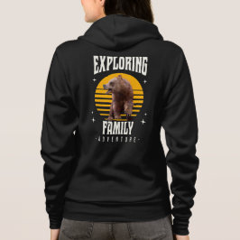 Camiseta Férias de Família Combinando Urso Aventura Estilo
