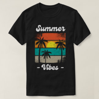 Camiseta Férias de Férias de Verão Praia Engraçado