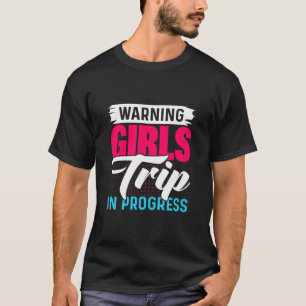 Camiseta Férias de Fim de Semana de Aviso de Viagem de Meni