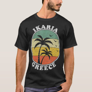 Camiseta Férias de Grécia na Ilha de Ikaria, Summer Viagem
