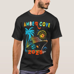 Camiseta Férias de Grupo Amigos da Viagem Familiar Amber Co