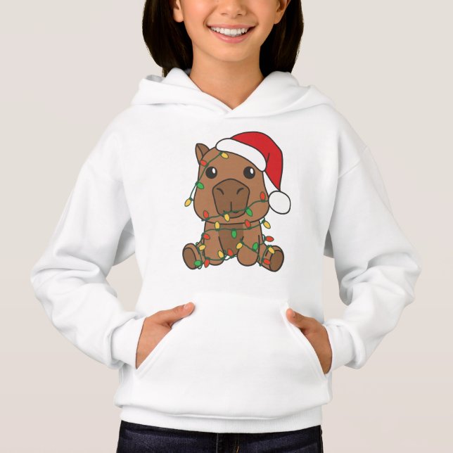 Camiseta Férias de inverno de Capybara (Frente)