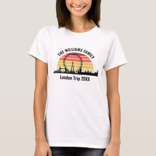 Camiseta Férias de Londres personalizadas Sunset Women's