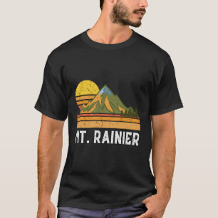 Camiseta Férias De Montanha Mt Subindo Montanha Rainier