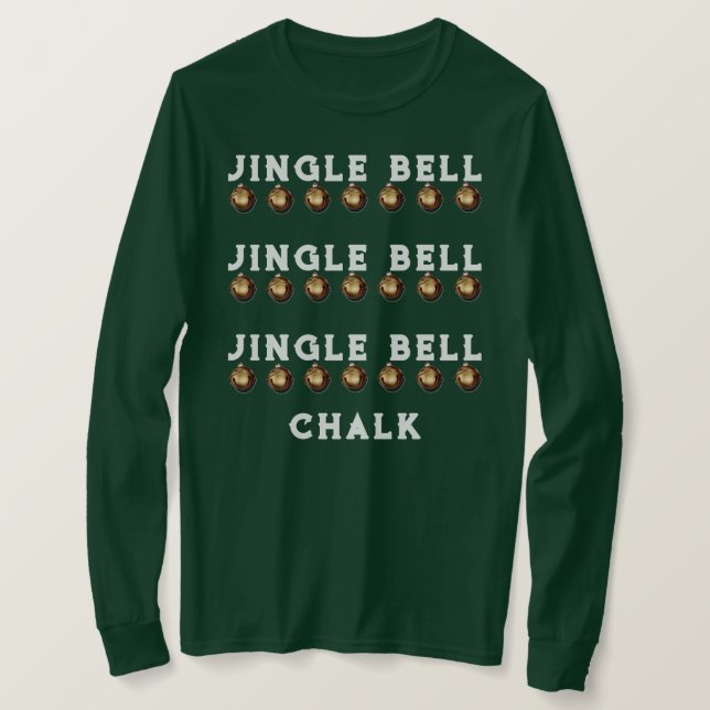 Camiseta Férias de Natal do Professor Engraçado (Frente do Design)