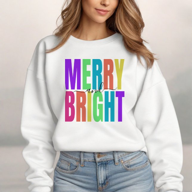 Camiseta Férias de Natal feliz e Brilhante (Criador carregado)