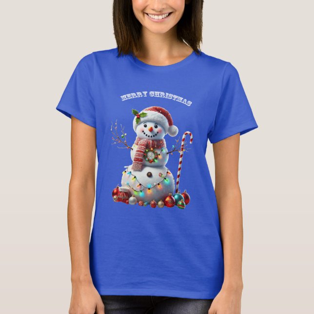 Camiseta Férias de Natal - Neve com Desorte URM (Frente)