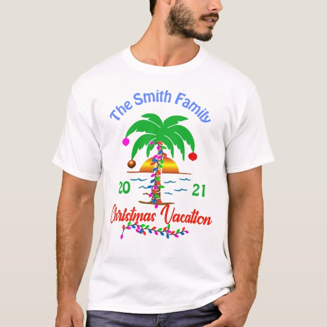 Camiseta Férias de Natal Viagem Cruise Group Combinação (Frente)