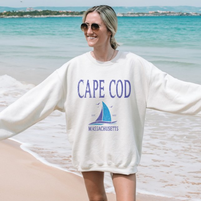 Camiseta Férias de navegação no Cabo Cod (Criador carregado)