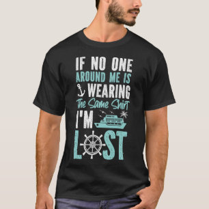 Camiseta Férias De Navio Cruzeiro Famílias De Amigos Se Nob
