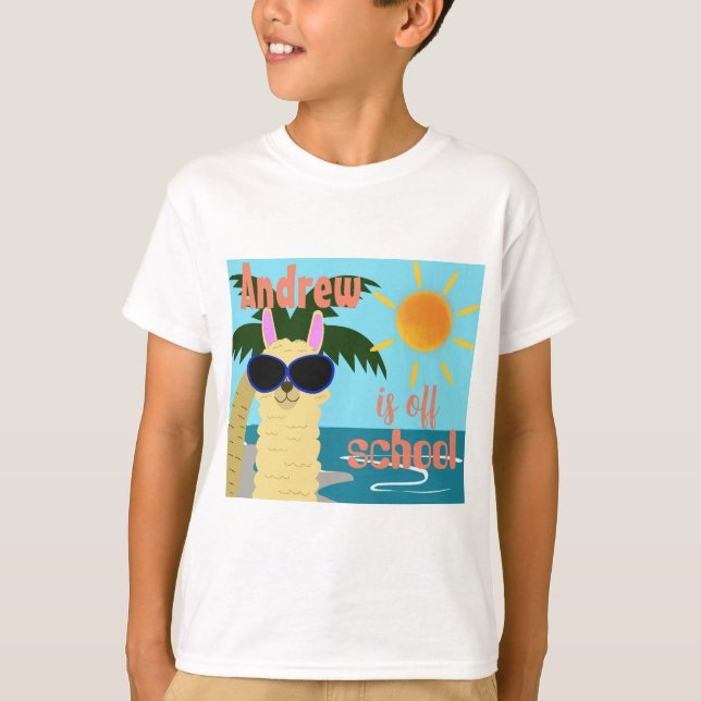 Camiseta Férias de Praia (Frente)