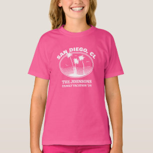 Camiseta Férias de Praia de Amigos Familiares Personalizado