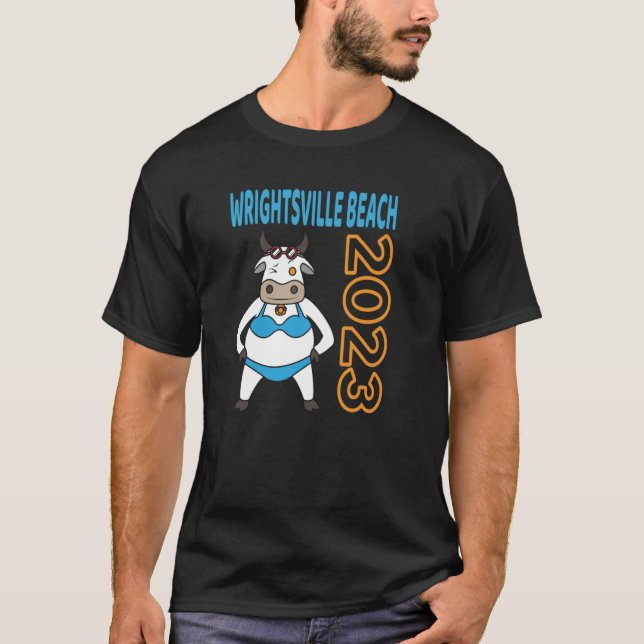 Camiseta Férias de Praia de Wright 2023 Trip 1 (Frente)