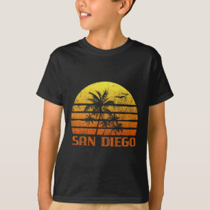 Camiseta Férias de Praia Vintage Retro San Diego Califórnia