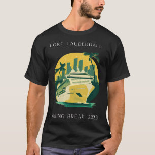 Camiseta Férias de Primavera Cruzeiro Fort Lauderdale Flóri