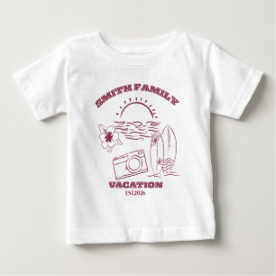 Camiseta Férias de reunião de família personalizadas