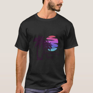 Camiseta Férias de Spring Break na Praia da Cidade do Panam