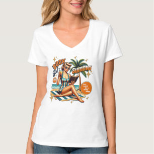 Camiseta Férias de Verão da Book Girl Trip