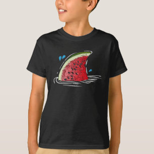 Camiseta Férias de Verão da Família de Tubarões de Mela