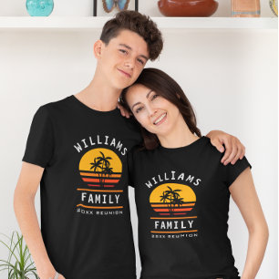 Camiseta Férias de Verão da Reunião da Família Divertida Pr