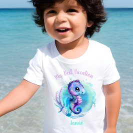 Camiseta Férias de Verão de Cavalo-da-Mancha-branca persona