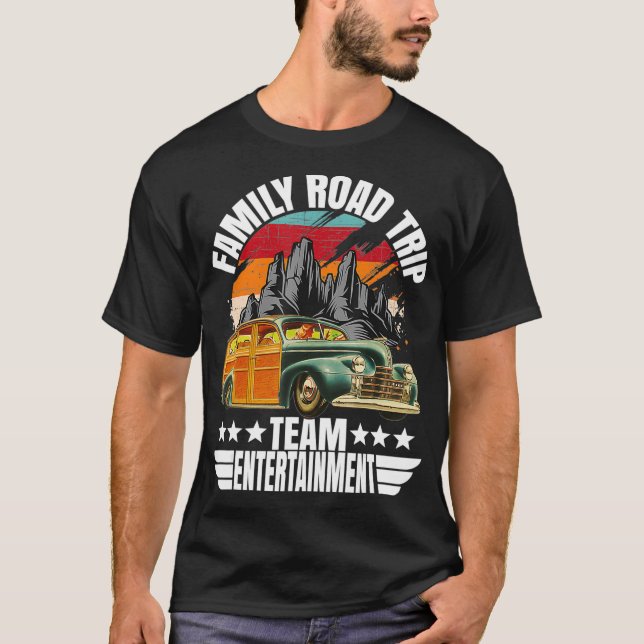 Camiseta Férias de Verão de entretenimento da Equipe de Tri (Frente)