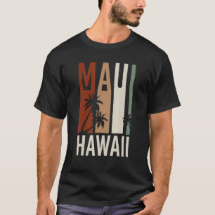 Camiseta Férias de Verão de Palmeiras Aloha Palm Trees Retr