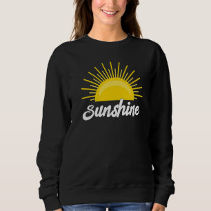 Camiseta Férias de Verão de praia em curva Tee Sunshine San