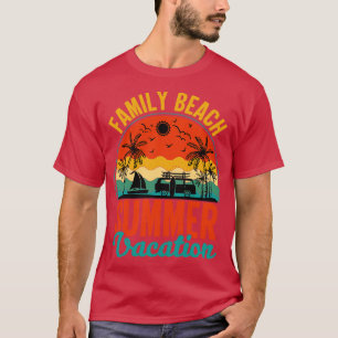 Camiseta Férias de Verão de praia em família 4