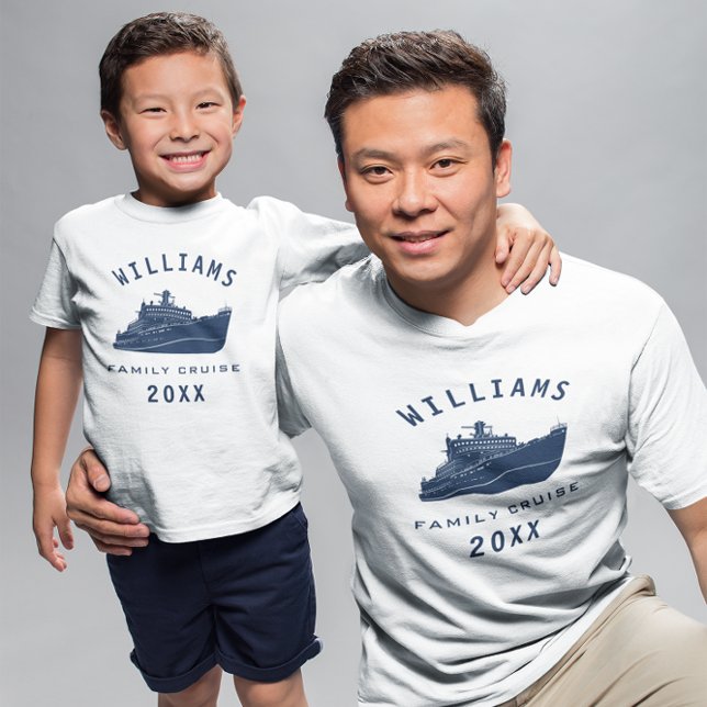 Camiseta Férias de Verão de Reunião da Família de Navios de (Criador carregado)