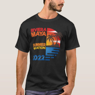 Camiseta Férias de Verão de Riviera Maya 2022 Grupo Matchig