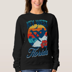 Camiseta Férias de Verão de Surfe na Praia da Flórida Ocide