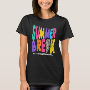 Camiseta Férias de Verão do Assistente de Break Principal H
