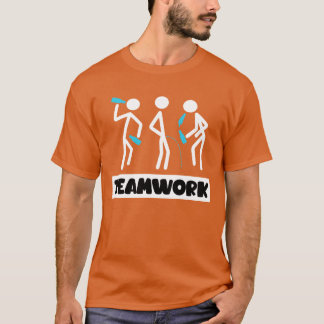Camiseta Férias de Verão do trabalho em equipe com Férias d