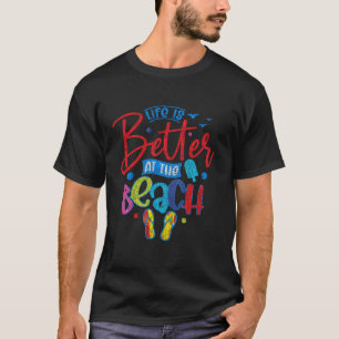 Camiseta Férias De Verão É Melhor Na Praia